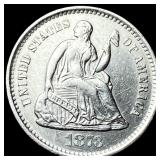 1873-S Silver Half Dime UNCIRCULATED