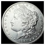 1901-S Silver Morgan Dollar CLOSELY UNCIRCULATED