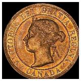 1896 Canada 1 Cent Victoria Copper  UNCIRCULATED