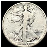 1921-D Walking Liberty Half Dollar NICELY  CIRCUL