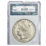 1890 Morgan Silver Dollar NCGS AU58