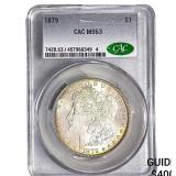 1879 Morgan Silver Dollar CAC MS63