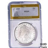 1885 Morgan Silver Dollar PGA MS64