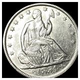 1854 Arrows Silver Half Dollar UNCIRCULATED