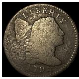 1793 Flowing Hair Large Cent LIGHTLY CIRCULATED
