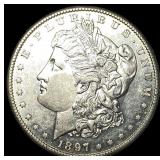1897 Silver Morgan Dollar CHOICE AU