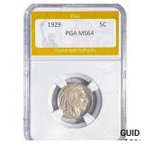 1929 Buffalo Nickel PGA MS64