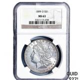 1899-O Morgan Silver Dollar NGC MS63