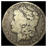 1893-CC Silver Morgan Dollar NICELY CIRCULATED