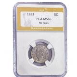 1883 Liberty Victory Nickel PGA MS65 No Cents