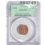 1905 Indian Head Cent PCGS MS64 RB