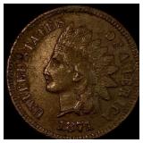 1871 Indian Head Cent NEARLY UNCIRCULATED
