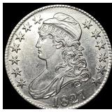 1827 Capped Bust Half Dollar CLOSELY UNCIRCULATED