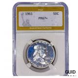 1961 Franklin Half Dollar PGA PR67+