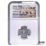 Roman Empire Caracalla 198-217 AD Silver Denarius