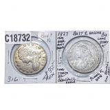 [2 Coins] 1827-1833 Capped Bust Half Dollar