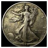 1938-D Silver Half Dollar Walking Liberty HIGH GRA