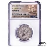 1783-Mo Colonial Spain Shipwreck El Cazador Silver