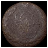 Russia Catherine II Copper 5 Kopecks  NEARLY UNCI