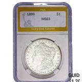 1899 Morgan Silver Dollar PGA MS63