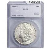1899-O Morgan Silver Dollar SEGS MS62