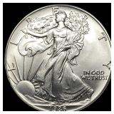 1986 1 oz Silver American Eagle $1 SUPERB GEM BU