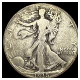 1938-D Silver Walking Liberty Half Dollar NICELY C