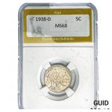 1938-D Buffalo Nickel PGA MS68