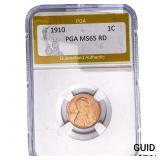 1910 Wheat Cent PGA MS65 RD