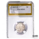 1937-D Buffalo Nickel PGA MS65