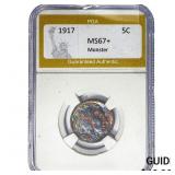 1917 Buffalo Nickel PGA MS67+ Monster