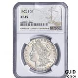 1902-S Morgan Silver Dollar NGC XF45