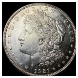 1921 Silver Morgan Dollar CHOICE BU