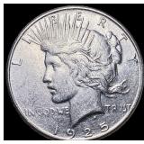 1925 Silver Peace Dollar CLOSELY UNCIRCULATED