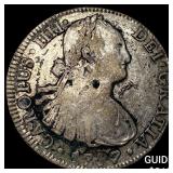 Colonial Spain Silver 8 Reales Chopmarks NEARLY U