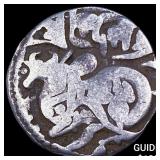 India Rajput 700-1000 AD Silver Jital  NEARLY UNC