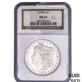 1878-S Morgan Silver Dollar NGC MS64