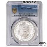 1878 8TF Morgan Silver Dollar PCGS MS60