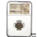 Romano-Gallic Tetricus II, AD 274 BI Dbl-Denarius