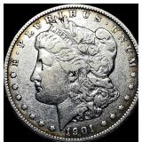 1901 Morgan Silver Dollar NEARLY UNCIRCULATED