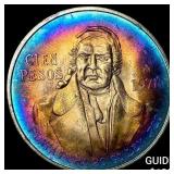 1978 Mexico Silver 100 Pesos Toned UNCIRCULATED