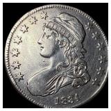 1834 Capped Bust Half Dollar NEARLY UNCIRCULATED