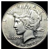 1934 Peace Silver Dollar CLOSELY UNCIRCULATED