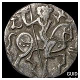 India Rajput Silver Jital 700-1000 AD NEARLY UNCI