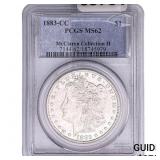 1883-CC Morgan Silver Dollar PCGS MS62 McClaren II