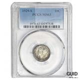 1929-S Mercury Silver Dime PCGS MS63