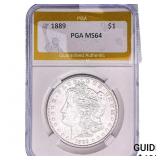 1889 Morgan Silver Dollar PGA MS64