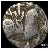 India Rajput Silver Jital 700-1000 AD NEARLY UNCI