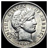 1902 Barber Dime UNCIRCULATED