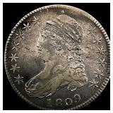 1809 Capped Bust Half Dollar LIGHTLY  CIRCULATED